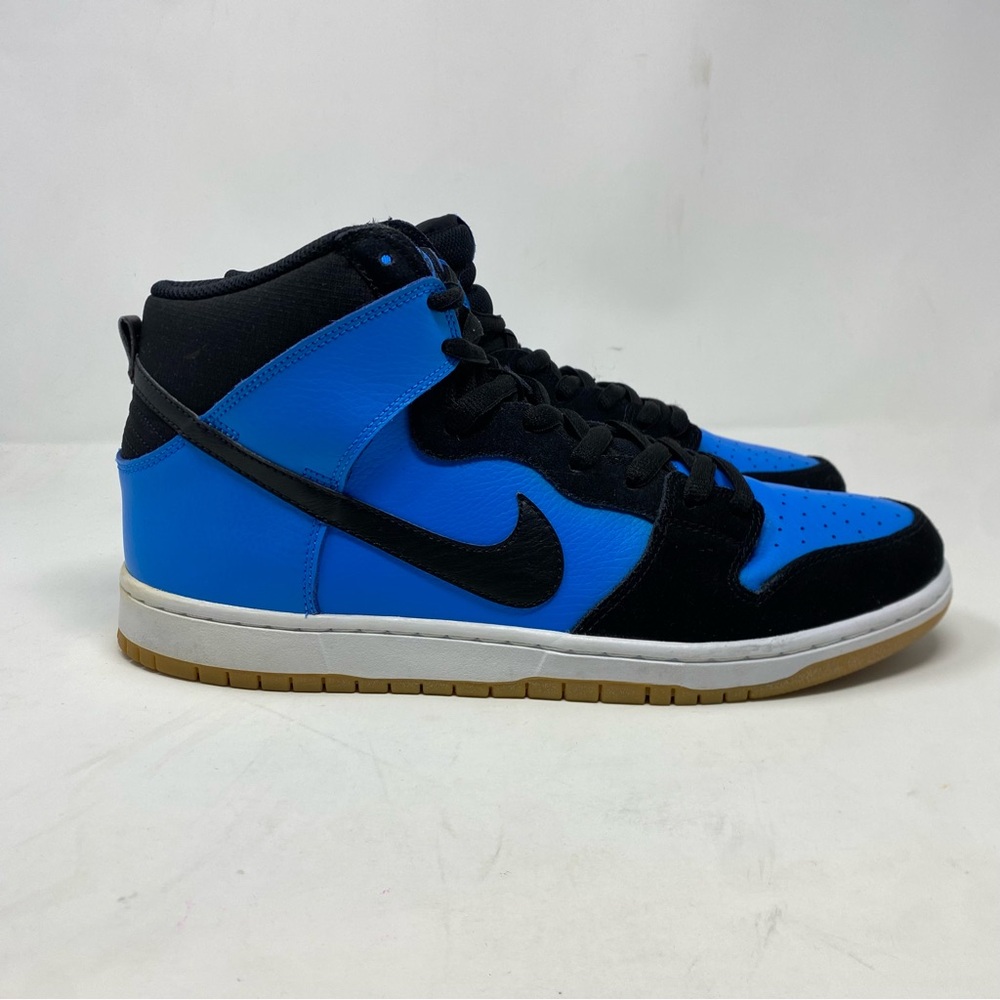 Nike SB Dunk High Pro “Blue Hero” 305050‑470 Blue/Black/Gum – Size 13